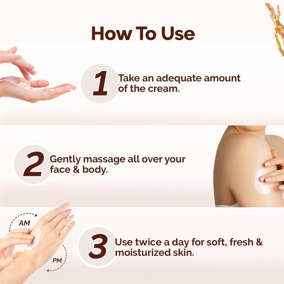 Rice Dewy Bright Light Moisturizing Cream with Rice Water & Niacinamide for Glass-Skin - 50 g