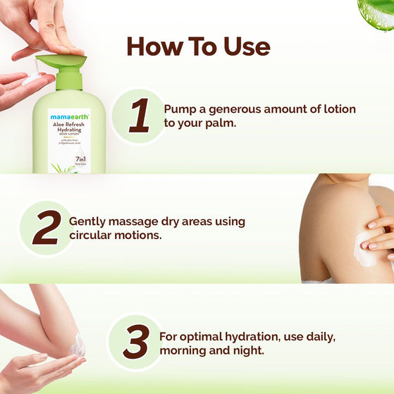 Mamaearth Aloe Refresh Hydrating Body Lotion - 400 ml