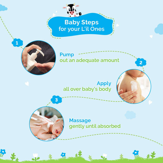 Baby steps apply massage Milky Soft Body Lotion