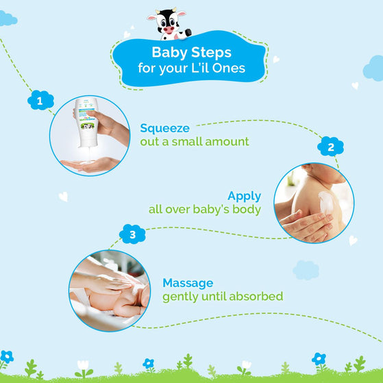 Milky Soft Body Lotion for Babies with Oats, Milk & Calendula – 200ml