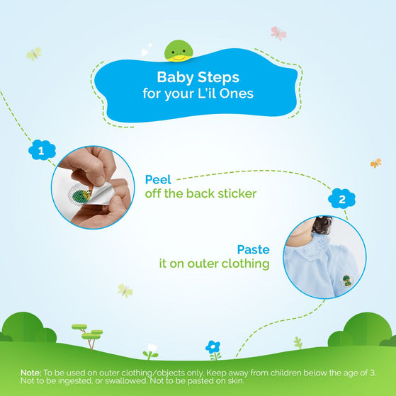 Natural Mosquito Repellent Patches, 24pcs