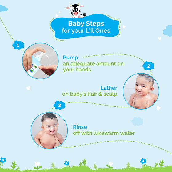 Milky Soft Shampoo with Oats, Milk and Calendula for Babies - 400 ml