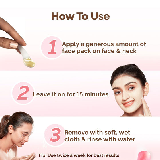 Multani Mitti Oil Balance Face Pack with Multani Mitti & Bulgarian Rose for Normal to Oily Skin - 100 g