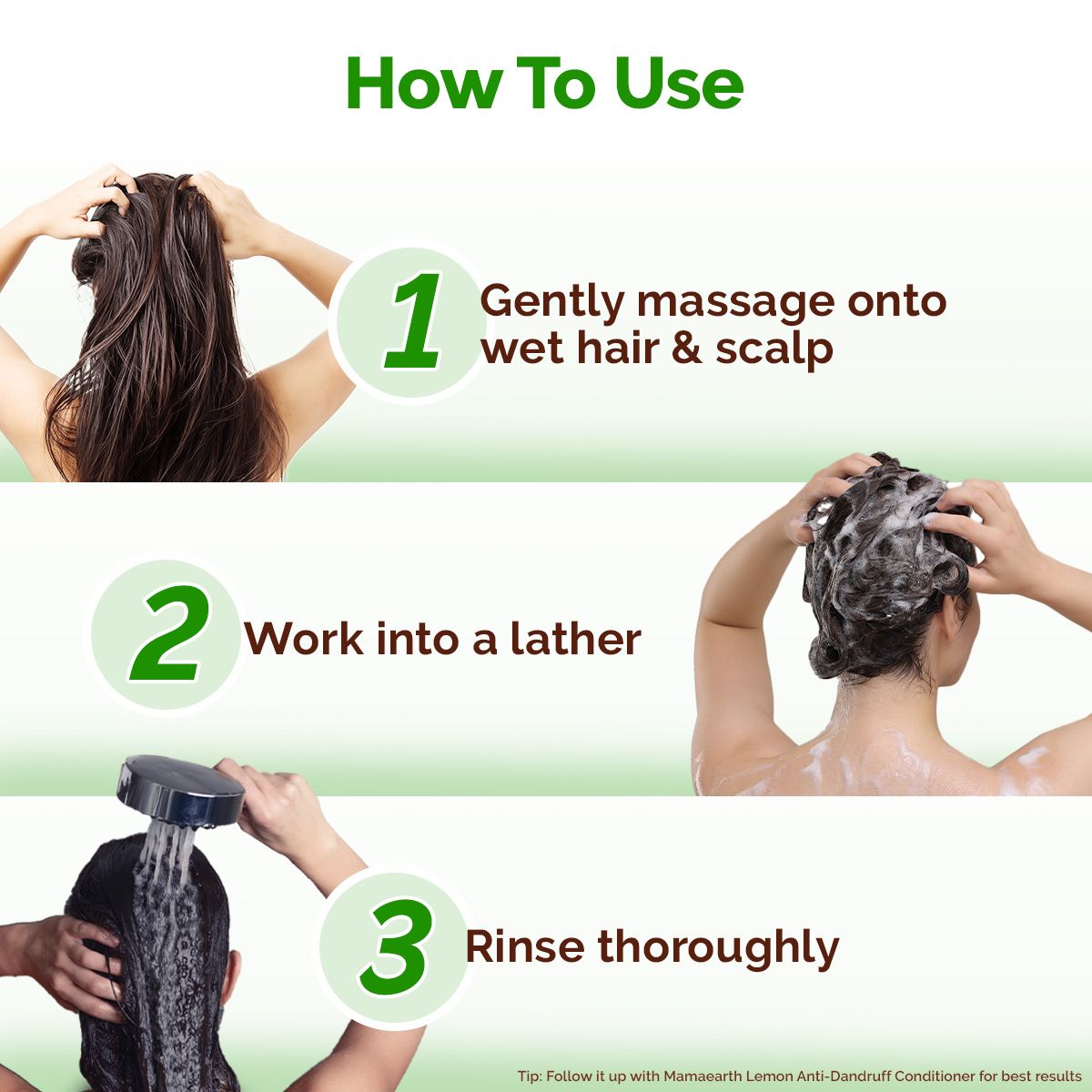 Lemon Anti-Dandruff Shampoo with Lemon & Aloe Vera for Itchy & Flaky Scalp - 250ml
