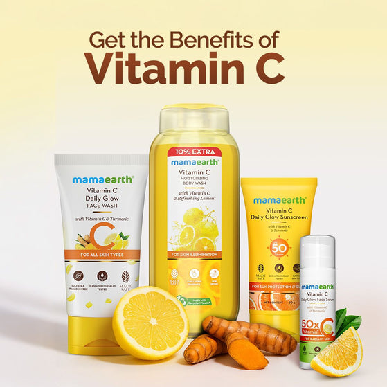 Get benefits of vitamin C face wash range
