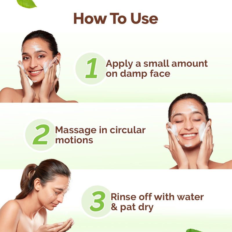 Tea Tree Pimple Control Face Wash with Tea Tree & Salicylic for Oily & Acne-Prone Skin - 100ml