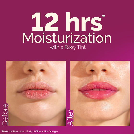 Rose Tinted 100% Natural Lip Balm with Rose Oil and Castor Oil for 12 hrs Moisturized Lips - 2 g