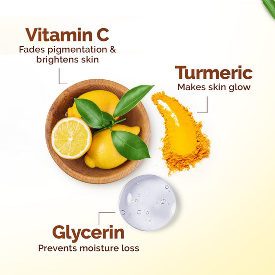 Vitamin C Daily Glow Light Moisturizer with Turmeric & Vitamin C for Skin Brightening - 200 g