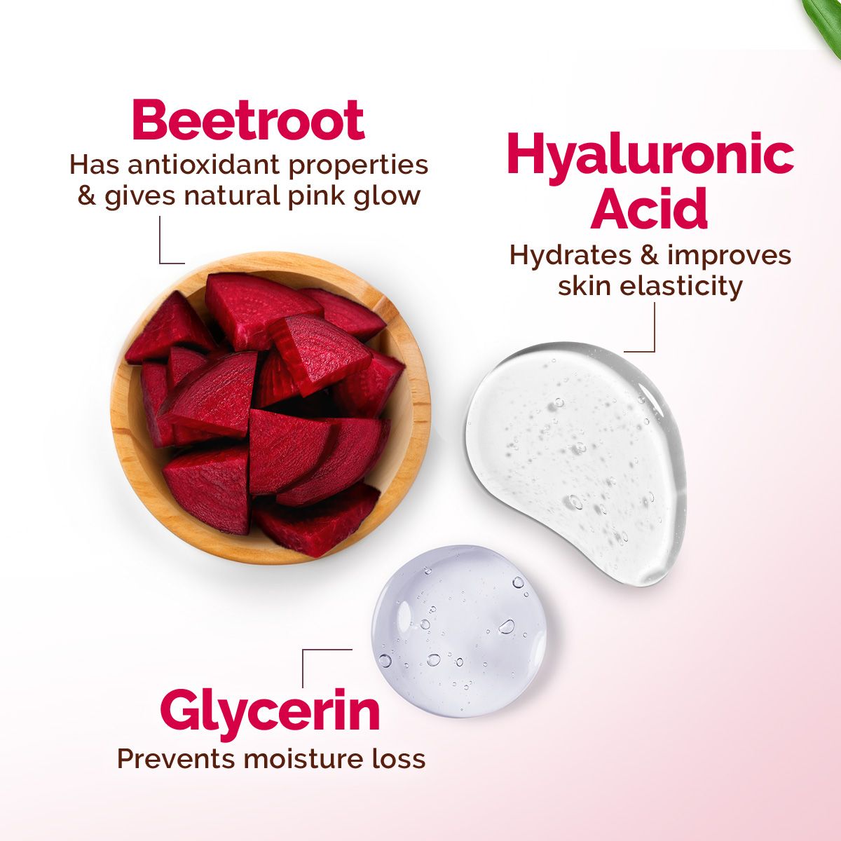 Beetroot Hydraful Moisturizer with Beetroot & Hyaluronic Acid for Natural Pink Glow - 200 g (Pack of 2)