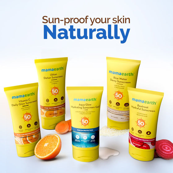 Aqua Glow Hydrating Sunscreen Gel with Himalayan Thermal Water and Hyaluronic Acid - 50 g