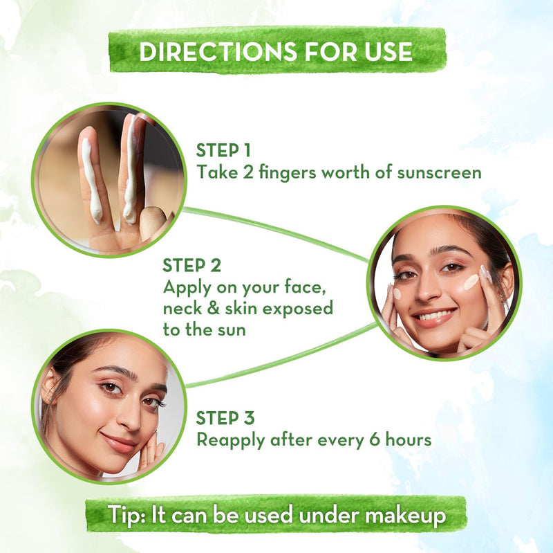 Ubtan Detan Sunscreen With Turmeric & Saffron For Sun Protection - 50 g