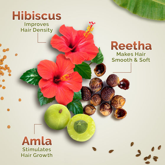 Mamaearth Kerala Thaali Conditioner with Hibiscus, Amla, Reetha and Methi Dana for Smooth, Thick & Long Hair - 250 ml