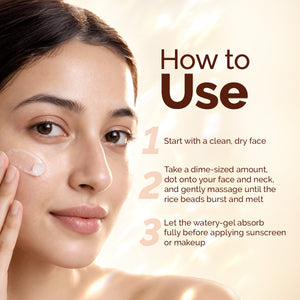 Rice Hydra Burst Gel Moisturizer with Rice Extract for Glass Glow - 50g