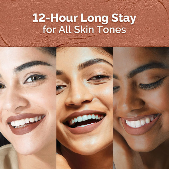 Moisture Matte Longstay Mini Lipstick- 0.7 g | Cinnamon Nude