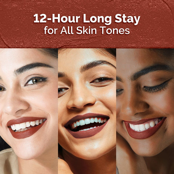 Moisture Matte Longstay Lipstick - 2g | peach nude