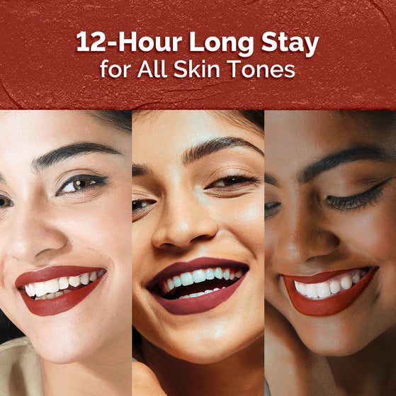 Moisture Matte Longstay Lipstick - 2g | Citrus Nude