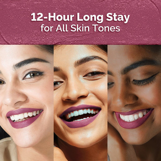 Moisture Matte Long Stay Lipstick - 2g | Pink Tulip
