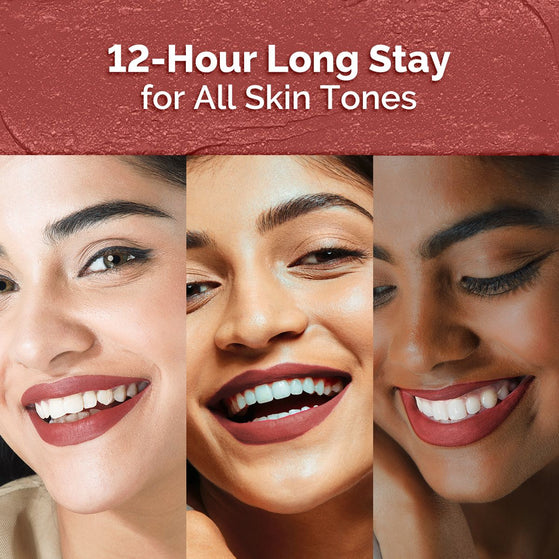 Moisture Matte Long Stay Lipstick - 2g | Bubblegum Nude