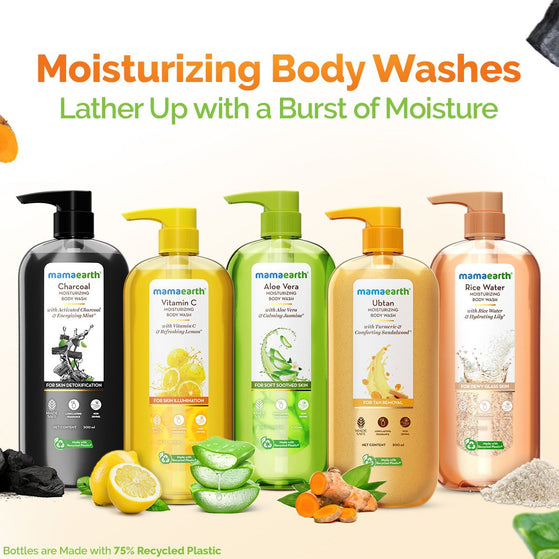 Vitamin C Moisturizing Body Wash with Vitamin C & Refreshing Lemon for Skin Illumination - 500 ml