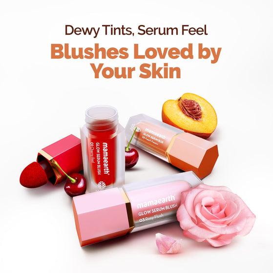 Glow Serum Blush with Vitamin C & Peach Extract - 5 ml - Peach Passion