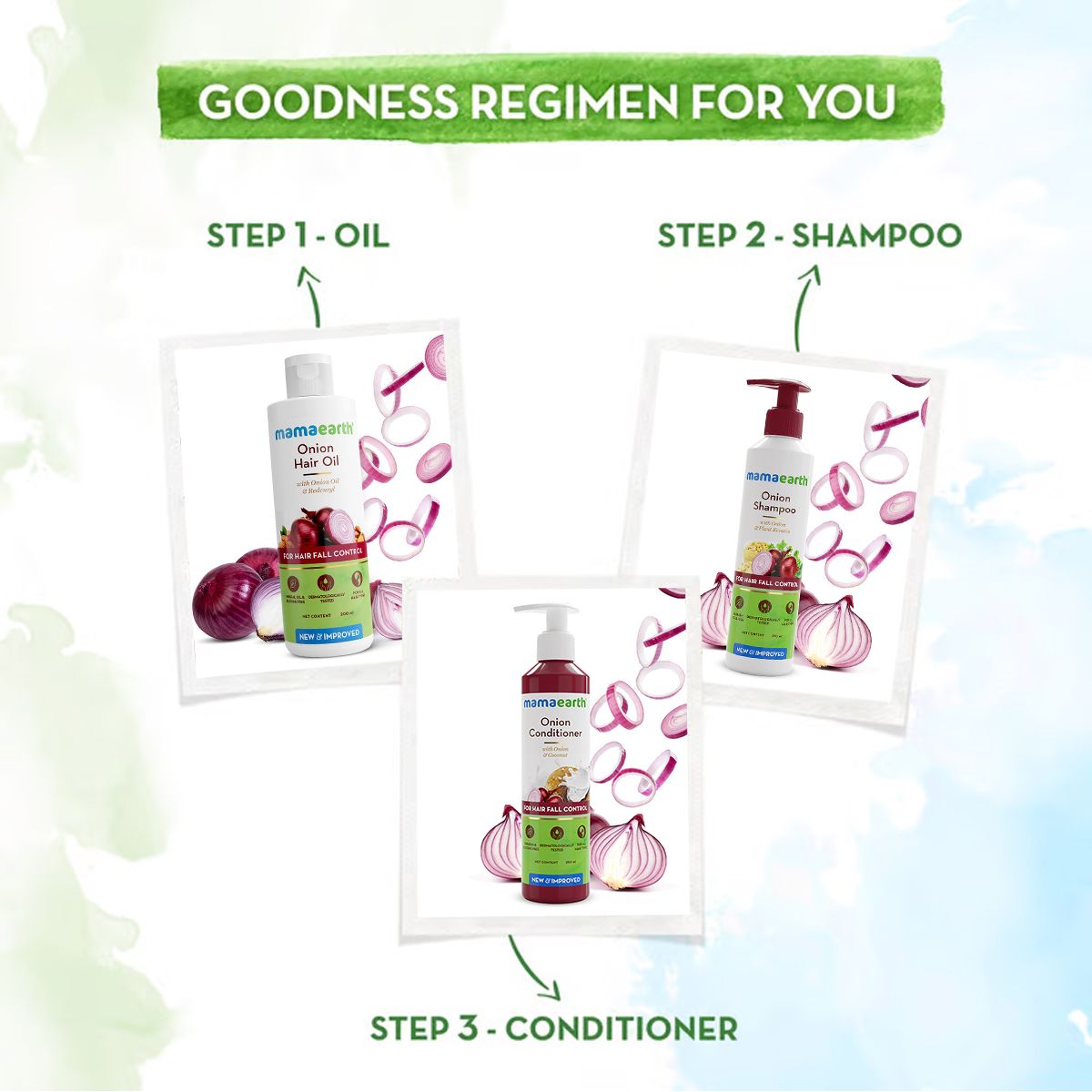 Onion Hair Oil with Onion Oil & Redensyl for Hair Fall Control - 150 ml
