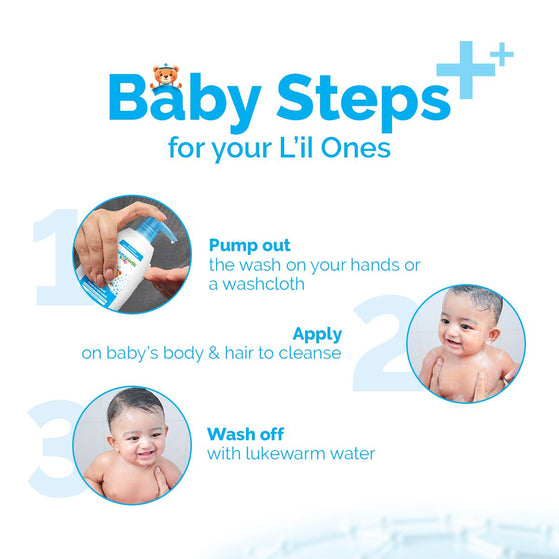 Baby DermaSoft Head to Toe Wash for Baby's Sensitive Skin - 250 ml