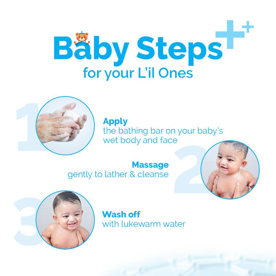 Baby DermaSoft Bathing Bar - 75 g