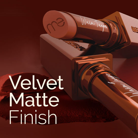 Luxe Matte Long Stay Lipstick with Passion Fruit Oil & Vitamin E -2g | Warm Taupe