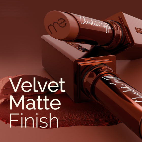Luxe Matte Long Stay Lipstick with Passion Fruit Oil & Vitamin E -2g | Chocolate Truffle