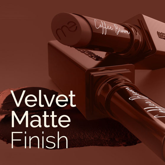 Luxe Matte Long Stay Lipstick with Passion Fruit Oil & Vitamin E -2g | Coffee Brown