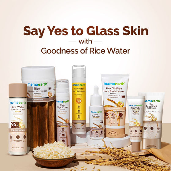 Rice Water Glass Skin Face Wash lifestyle shot