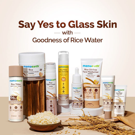 Rice Dewy Bright Face Wash With Rice Water & Niacinamide for Glass Skin - 50 ml