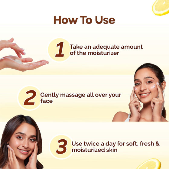 Vitamin C Daily Glow Light Moisturizer with Turmeric & Vitamin C for Skin Brightening - 200 g