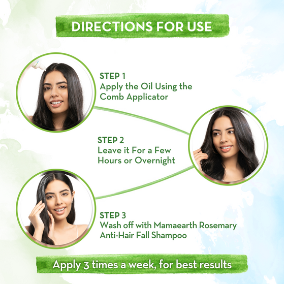 mamaearth rosemary hair oil ingredients