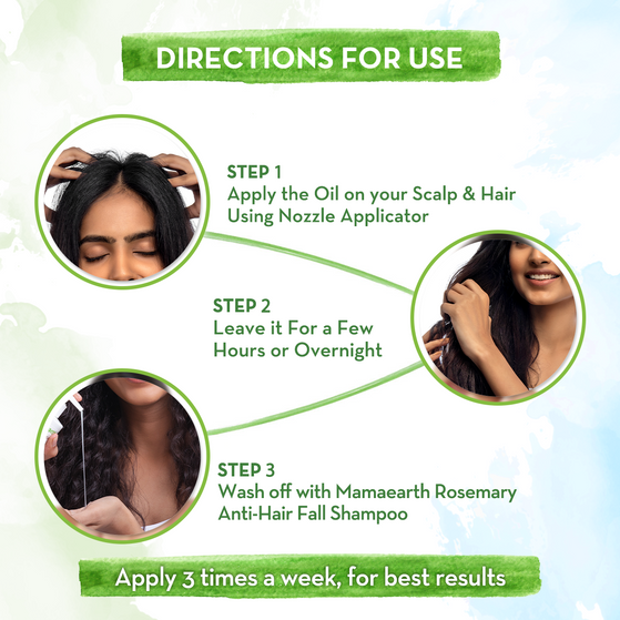 Rosemary Hair Growth Oil with Rosemary & Methi Dana for Promoting Hair Growth - 100 ml