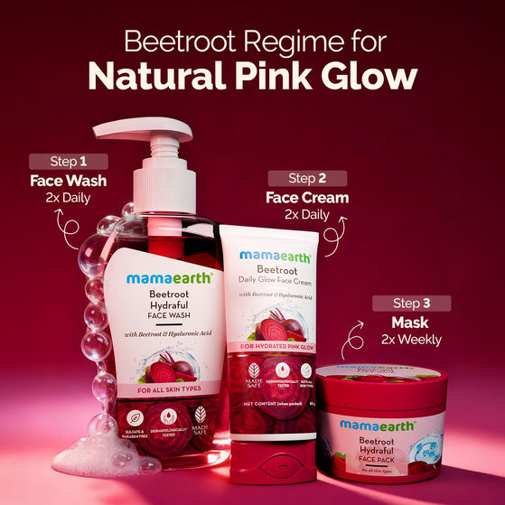 Beetroot Hydraful Face Wash With Beetroot & Hyaluronic Acid - 250 ml