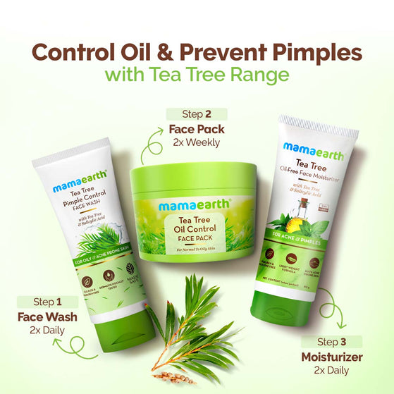 Tea Tree Pimple Control Face Wash with Tea Tree & Salicylic for Oily & Acne-Prone Skin - 150ml
