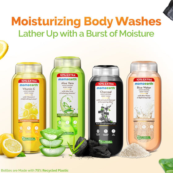 Vitamin C Moisturizing Body Wash with Vitamin C & Refreshing Lemon for Skin Illumination - 275 ml (250 ml + 25 ml Extra)