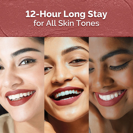 Moisture Matte Longstay Mini Lipstick- 0.7 g | Carnation Nude