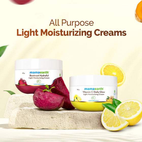 Vitamin C Daily Glow Light Moisturizing Cream with Turmeric & Vitamin C for Skin Brightening - 50 g