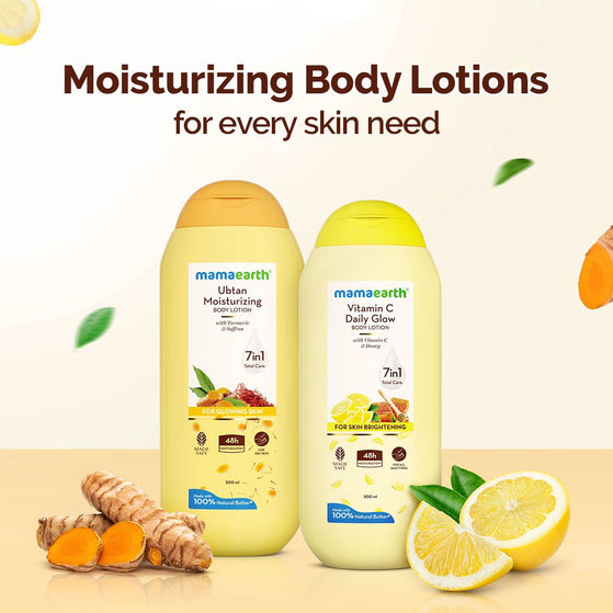 Mamaearth Vitamin C Daily Glow Body Lotion For Skin Brightening 200 ml