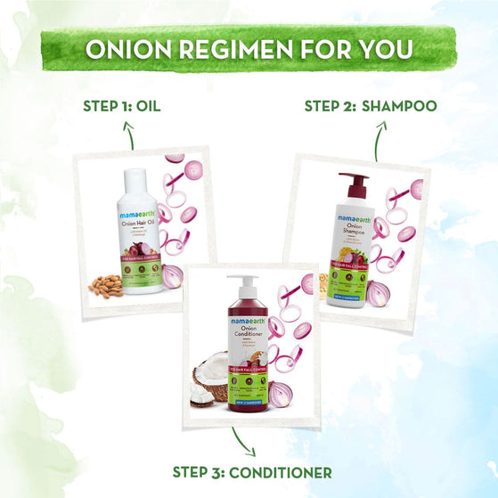 Onion Conditioner for Hair Growth and Hair Fall Control with Onion and Coconut, 400ml