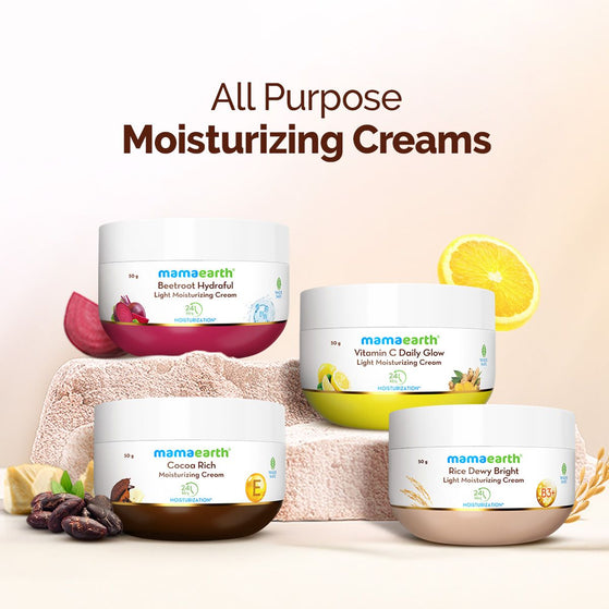 Rice Dewy Bright Light Moisturizing Cream with Rice Water & Niacinamide for Glass-Skin - 50 g
