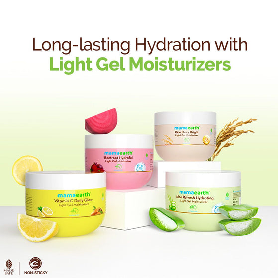 Aloe Refresh Hydrating Light Gel Moisturizer with Aloe Vera & Hyaluronic Acid for Hydrated Refreshed Skin - 200 g