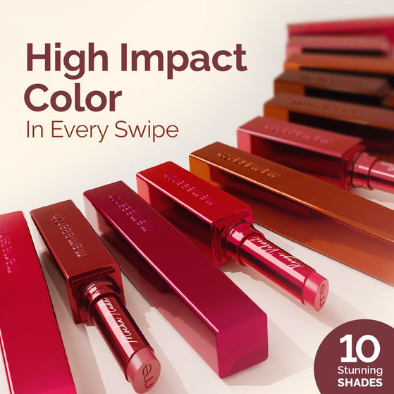 Luxe Matte Long Stay Lipstick with Passion Fruit Oil & Vitamin E -2g | Mocha Nude