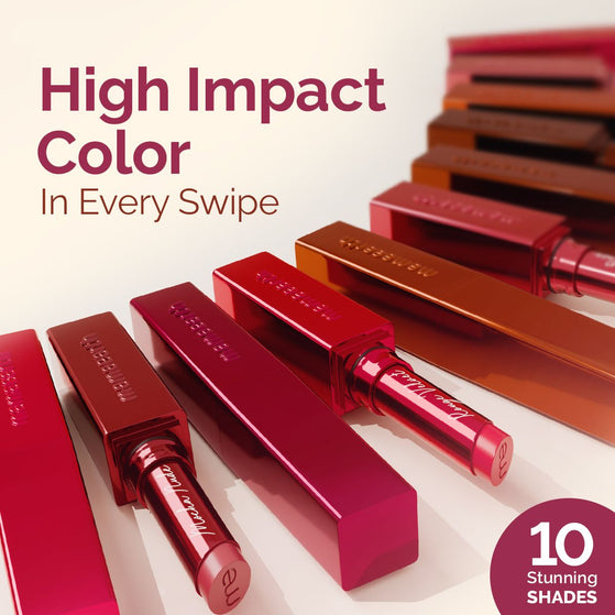 Luxe Matte Long Stay Lipstick with Passion Fruit Oil & Vitamin E -2g | Deep Plum