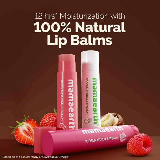 Nourishing 100% Natural Lip Balm with Shea Butter & Vitamin E - 4g