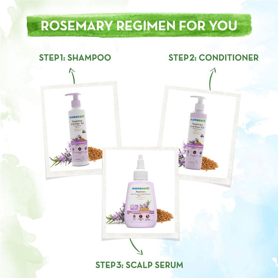 Rosemary Hair Growth Scalp Serum with 95% Pure Rosemary Oil Extract & 4% Anagain - 50 ml