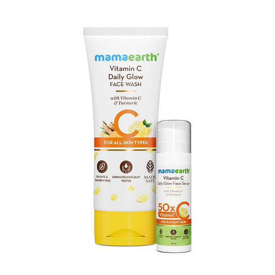 Vitamin C Daily Glow Duo with Vitamin C & Turmeric for Bright, Glowing Skin