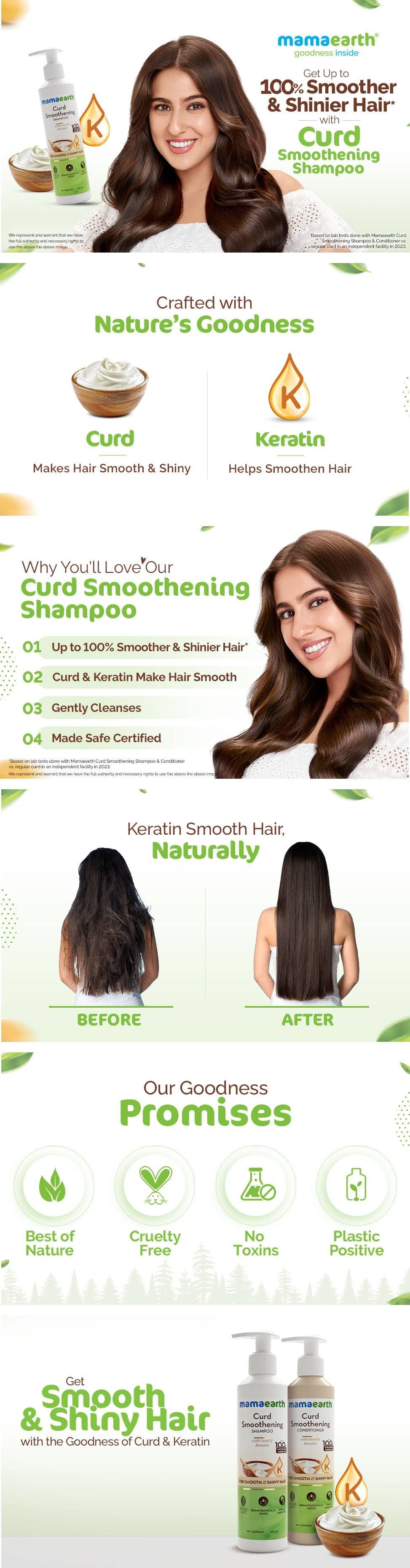 About Mamaearth Curd Smoothening Conditioner
